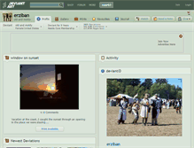 Tablet Screenshot of erziban.deviantart.com