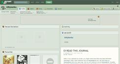 Desktop Screenshot of kittykenko.deviantart.com