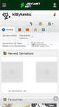 Mobile Screenshot of kittykenko.deviantart.com