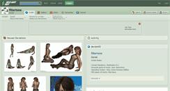 Desktop Screenshot of filtertone.deviantart.com