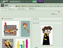 Tablet Screenshot of lykas.deviantart.com