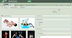 Desktop Screenshot of orianan.deviantart.com