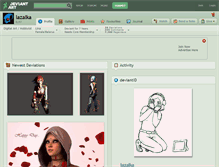 Tablet Screenshot of lazalka.deviantart.com