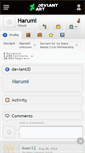 Mobile Screenshot of harumi.deviantart.com