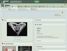Tablet Screenshot of jpdean.deviantart.com