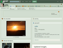 Tablet Screenshot of antila.deviantart.com