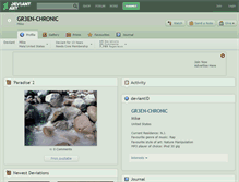 Tablet Screenshot of gr3en-chronic.deviantart.com