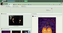 Desktop Screenshot of amandia.deviantart.com