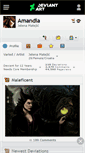 Mobile Screenshot of amandia.deviantart.com