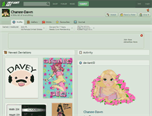 Tablet Screenshot of chanee-dawn.deviantart.com