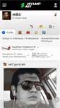 Mobile Screenshot of m84.deviantart.com