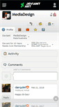 Mobile Screenshot of mediadesign.deviantart.com