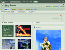 Tablet Screenshot of darnell-johnson.deviantart.com