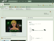 Tablet Screenshot of neoshin84.deviantart.com