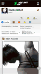 Mobile Screenshot of duck-girl47.deviantart.com
