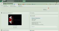 Desktop Screenshot of disease-of-machinery.deviantart.com