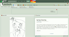 Desktop Screenshot of heartofkavelle.deviantart.com