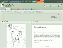 Tablet Screenshot of heartofkavelle.deviantart.com