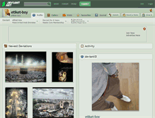 Tablet Screenshot of etiket-boy.deviantart.com