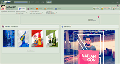 Desktop Screenshot of nathangon.deviantart.com