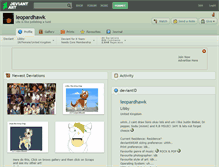 Tablet Screenshot of leopardhawk.deviantart.com