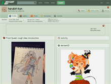 Tablet Screenshot of harukiri-kun.deviantart.com