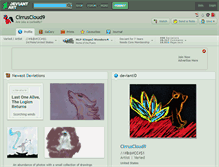 Tablet Screenshot of cirruscloud9.deviantart.com