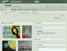 Tablet Screenshot of karikated.deviantart.com