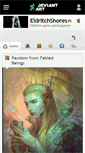 Mobile Screenshot of eldritchshores.deviantart.com