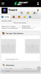 Mobile Screenshot of foxerx.deviantart.com