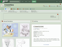 Tablet Screenshot of frostedlollipop.deviantart.com