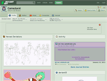 Tablet Screenshot of correctorai.deviantart.com