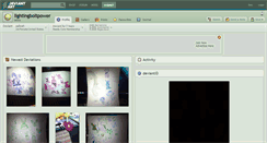 Desktop Screenshot of lightingboltpower.deviantart.com