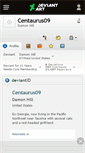 Mobile Screenshot of centaurus09.deviantart.com