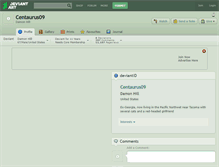 Tablet Screenshot of centaurus09.deviantart.com