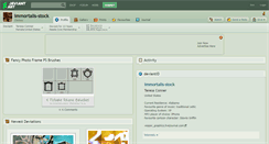 Desktop Screenshot of immortalis-stock.deviantart.com