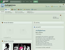 Tablet Screenshot of eludingdarkness.deviantart.com