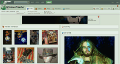 Desktop Screenshot of brimstonepreacher.deviantart.com