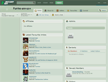 Tablet Screenshot of furries-are-us.deviantart.com