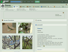 Tablet Screenshot of firewox.deviantart.com