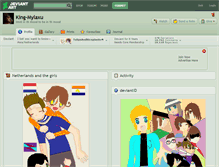 Tablet Screenshot of king-mylaxu.deviantart.com