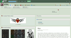 Desktop Screenshot of eviltank.deviantart.com