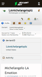Mobile Screenshot of lamichelangeloplz.deviantart.com