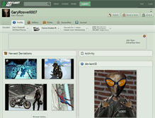 Tablet Screenshot of garyroswell007.deviantart.com