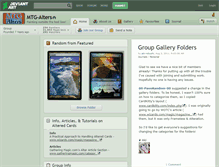 Tablet Screenshot of mtg-alters.deviantart.com