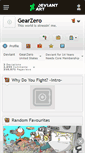 Mobile Screenshot of gearzero.deviantart.com