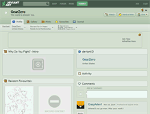 Tablet Screenshot of gearzero.deviantart.com