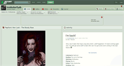 Desktop Screenshot of ironbutterflydb.deviantart.com
