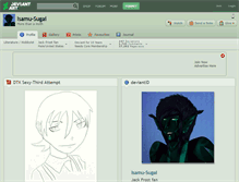 Tablet Screenshot of isamu-sugai.deviantart.com