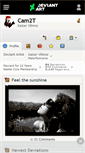 Mobile Screenshot of cam2t.deviantart.com